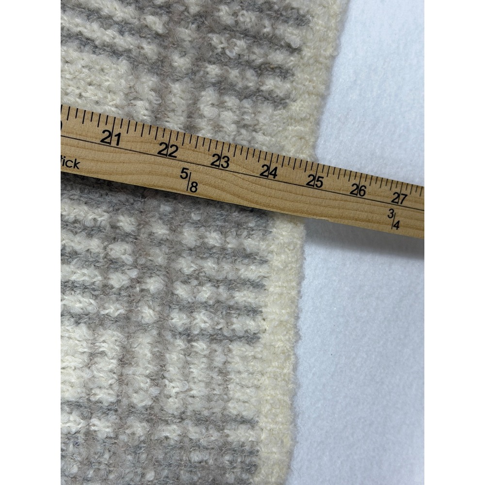 Sundance Plaid Turtleneck Sweater Women Size S Merino Wool Blend Cozy Warm - Picture 4 of 7